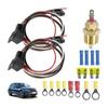 175-185 Degree Car Cooling Fan Thermostat Switch Sensor Relays Wire Harness 12V