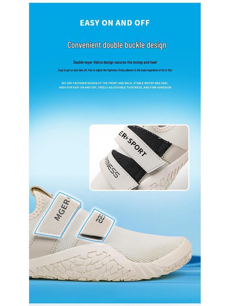 Men's and Women's Breathable Non-Slip Barefoot Training Shoes for Squats, Deadlifts, and Indoor Fitness