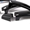 För Land Rover Range Rover Sport Discovery 4 LR4 Freelander 2 Blank Svart med hål för smartnyckel Bil Exteriör Dörrhandtag Kåpa Trim