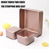 Deep Square Cake Pan with Coated Interior for Water Bath Cake Baking, Tall Recipes, Family Use, and Square Serving