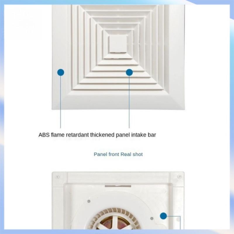 Kitchen Bathroom Ventilator Toilet Ceiling Ventilating Fan Household Mute Integrated Ceiling Exhaust Fan