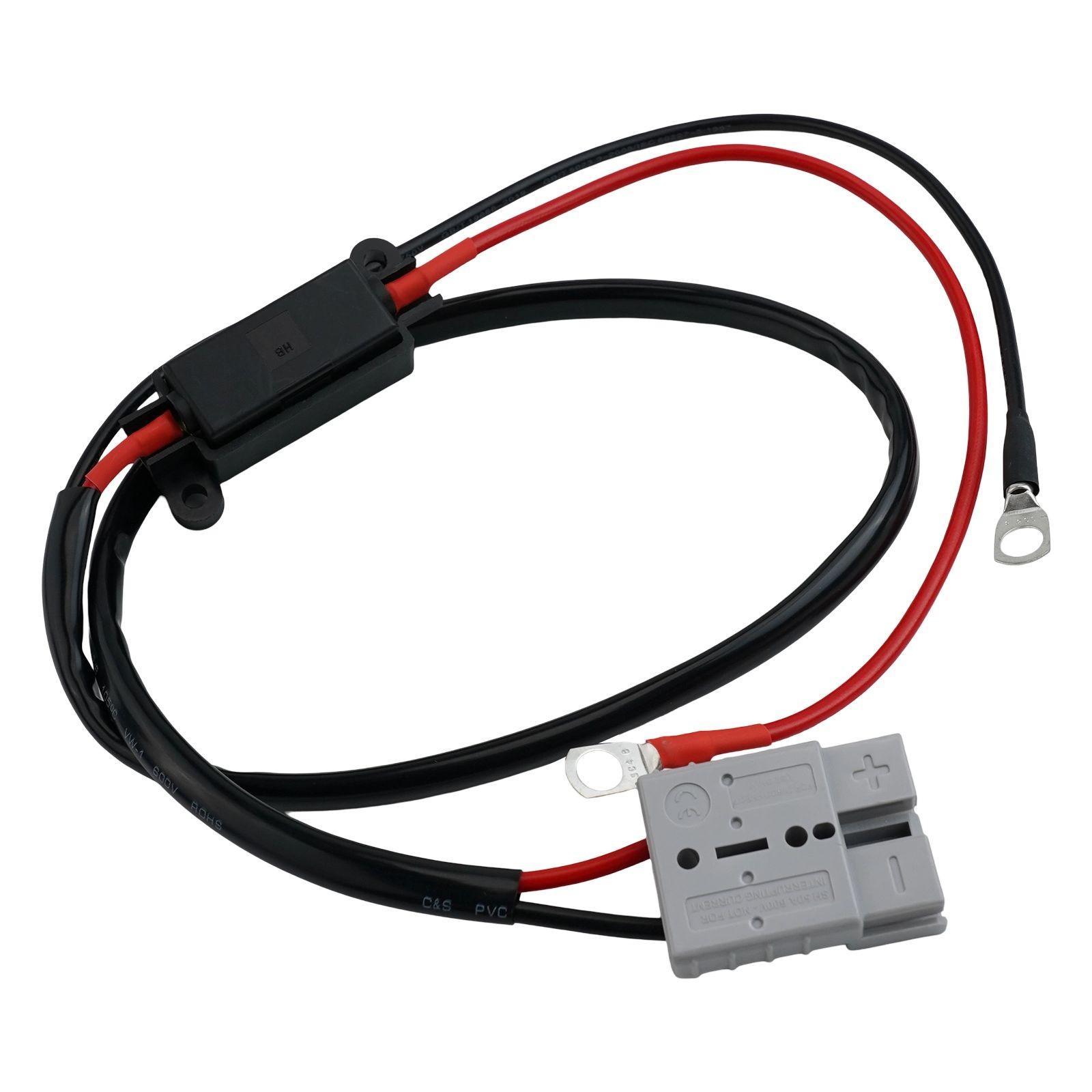 

50A For Anderson Connector Battery Quick Disconnect Cable Kit with Fuse
