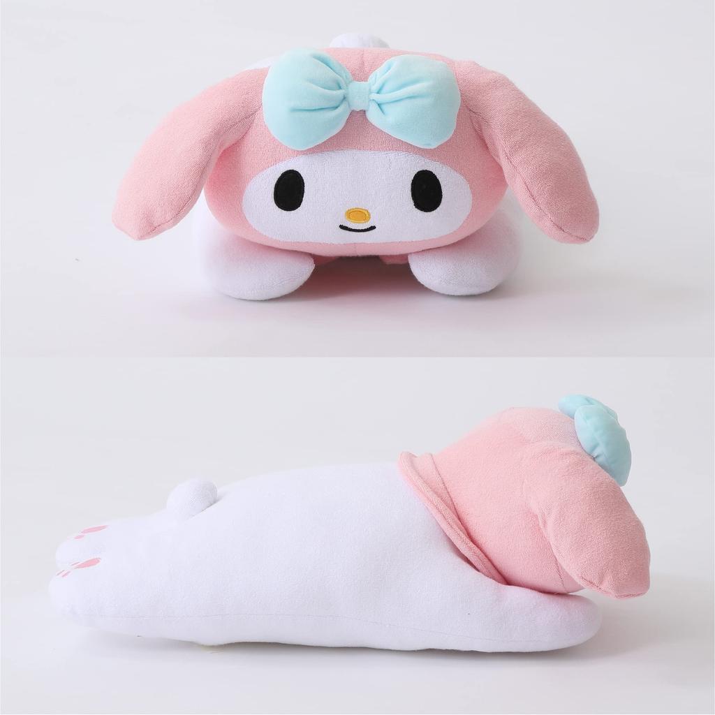 Nishikawa My Melody Body Sanrio Fluffy LH62273071 Pillow, Washable, Character, Pile, 42x22cm, Pink,