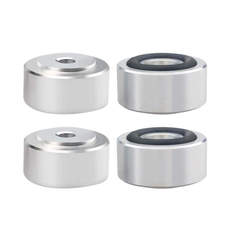 4Pcs HIFI Speaker Spikes Stand Feet Pad Aluminum Alloy Isolation Feet with Multiple Size for Various Sound Devices