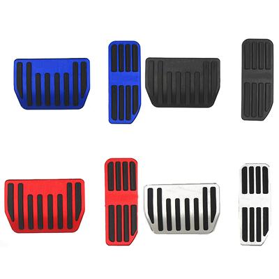 Pedal de combustible del acelerador del freno del coche para Jaguar XE XF F-PACE 2015 2016 2017 2018 pedal de freno del acelerador del reposapiés de aleación de aluminio