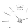 3D Mirror Luxury Modern   Large Wall Clock   Sticker Room Art Home   Decor Silver