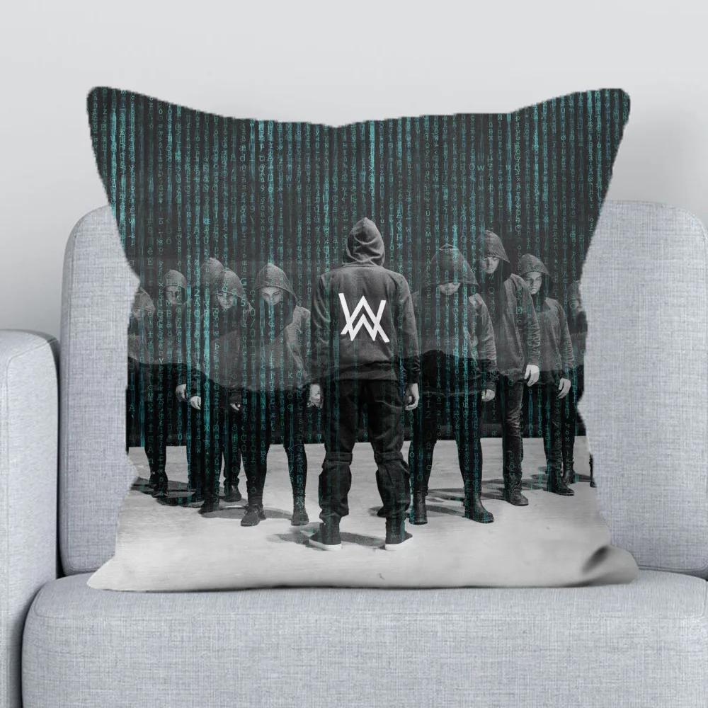 A-Alan Walker Decorative Pillows for Sofa Body Pillow Cover 45x45 Pillowcase 45*45 Pillowcases 40x40 Lounge Chairs Cushions Hugs
