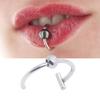 Magnetic Imitation Lip Rings Stainless Steel Body Jewelry Without Piercing Comfortable Wear for Dances Party Supplies