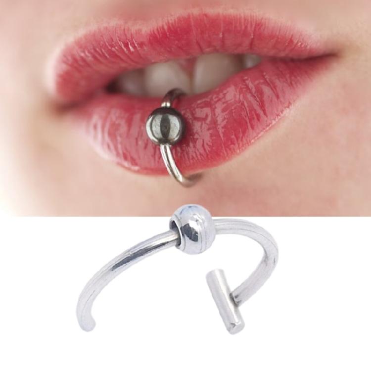 Magnetic Imitation Lip Rings Stainless Steel Body Jewelry Without Piercing Comfortable Wear for Dances Party Supplies