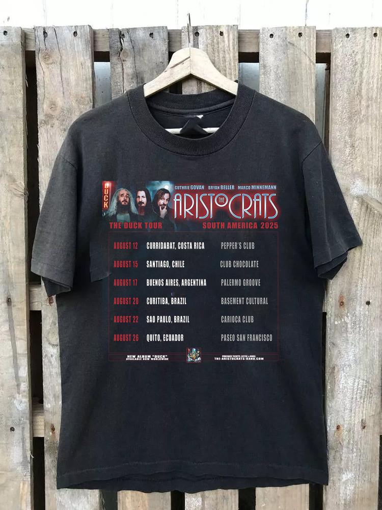 THE ARISTOCRATS BAND TOUR SOUTH AMERICA IN AUGUST T Shirt Full Size S-5XL Unisex T-Shirt S