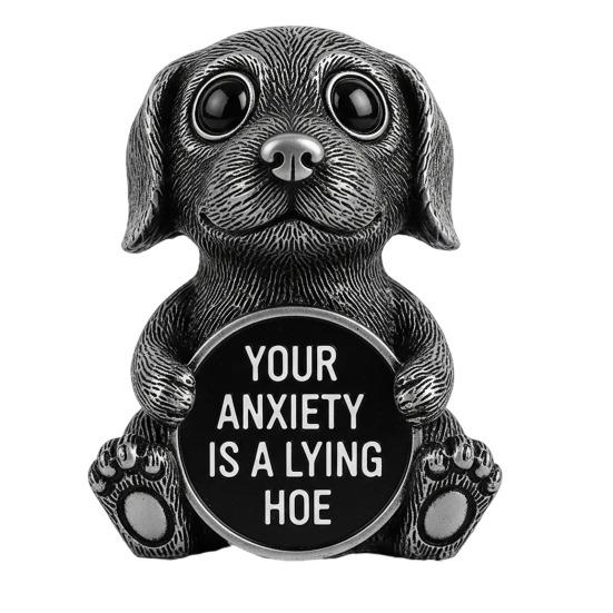 Cartoon Animal Figurine Your Anxiety Is A Lying Hoe Dog Cat Penguin Orangutan Lion Statue Sculpture Home Office Decoration Ornament