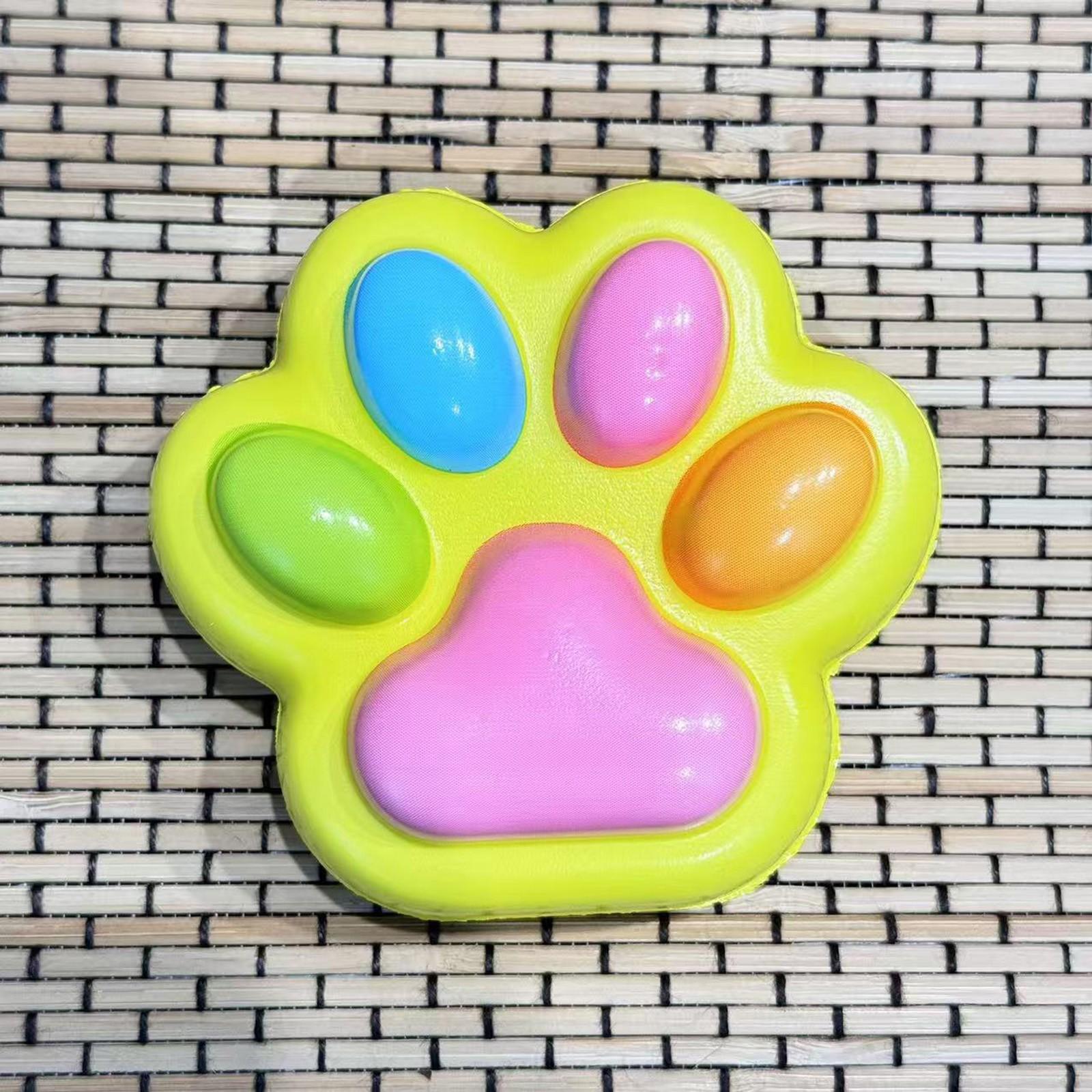 

Ледяной прозрачный блестящий кошачий щипок забавный прозрачный декомпрессионный Игрушка Vent креативный высококачественный симулятор новинка игрушка подарок One Size жёлтый