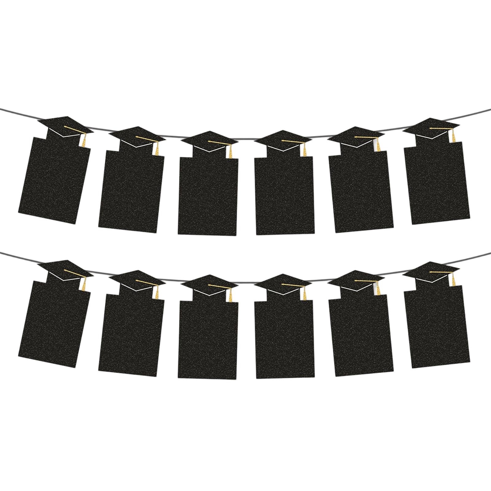 

Meters Kraft Paper Banner With SENIOR Letters Hanging Pennant Banner Flagsfor Graduation Party Decor One Size чёрный