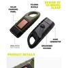 Portable Solar Hand Crank Dynamo LED Flashlight, Multifunction Outdoor Torch Lantern for Riding Camping Hiking Emergency Long‑Range Lighting Backup