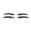 ABS Exterior Door Handle Cover Trim without hole For Alfa Romeo Giulia 17-20