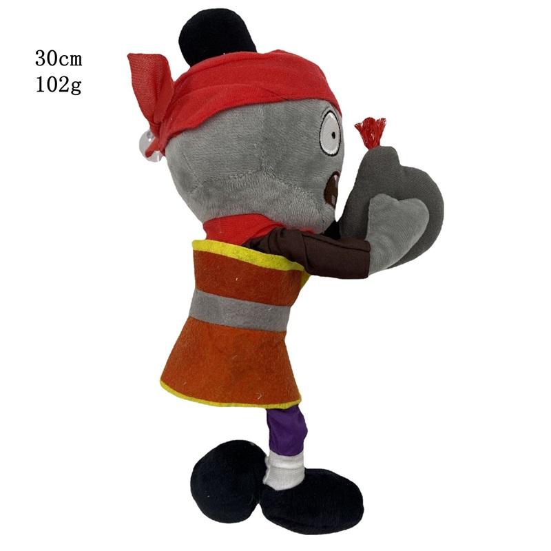 1pcs Plants Vs Zombies Plush Toys 30cm PVZ Gargantuar Hats Pirate Duck Zombie Plush Stuffed Toys Doll Soft Toy Gifts for Kids
