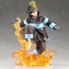 Anime Shinra Kusakabe Figur Szene Fire Force Spezialeffekt Blut Desktop-Puppe Actionfigur Sammlung Geschenke