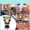 Whimsical Santa Claus Waiter Tray Resin Art Piece Ideal For Christmas Home Decor