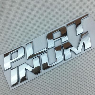 Auto-Styling-Platin-Buchstaben-Emblem-Aufkleber, Metall-Chrom-Aufkleber für Fo+rd Expendition Explorer