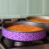 Strisce Colorate per Torta, Strisce Assorbenti Spesse in Cotone per Torta, Cinghia di Protezione per Teglia da Forno