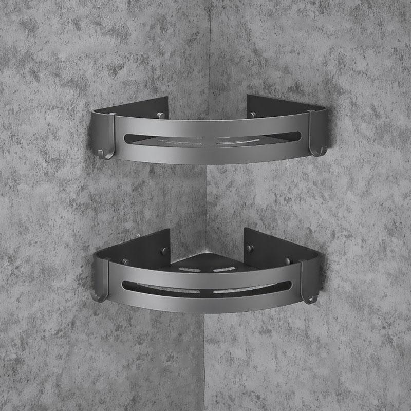 Szary Pistoletowy Aluminiowy Uchwyt na Ręczniki Łazienkowe Montowany na Ścianie Zestaw Łazienkowy Drążek na Ręczniki Uchwyt na Ręczniki Papierowe Uchwyt na Szczotkę do Toalety Akcesoria Łazienkowe