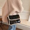 Plush Bag New Trendy High-end Shoulder Bag Women's Bag Fashionable Texture Versatile Messenger Chain Bag