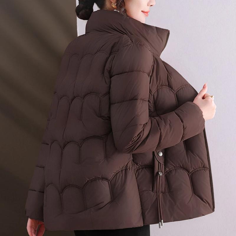 Women's Winter Quilted Padded Jacket for Mature Ladies