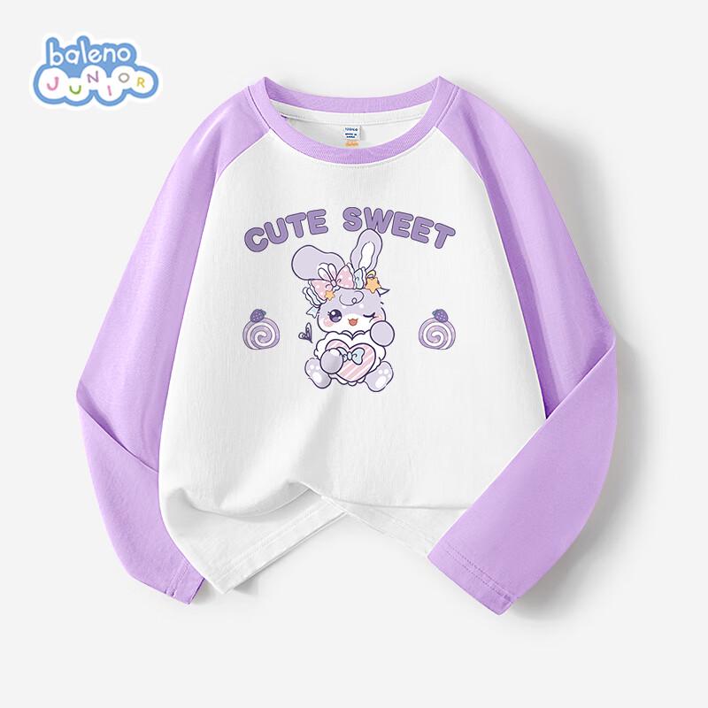 Baleno Girls  Color-block Raglan Long-Sleeve T-Shirt 150