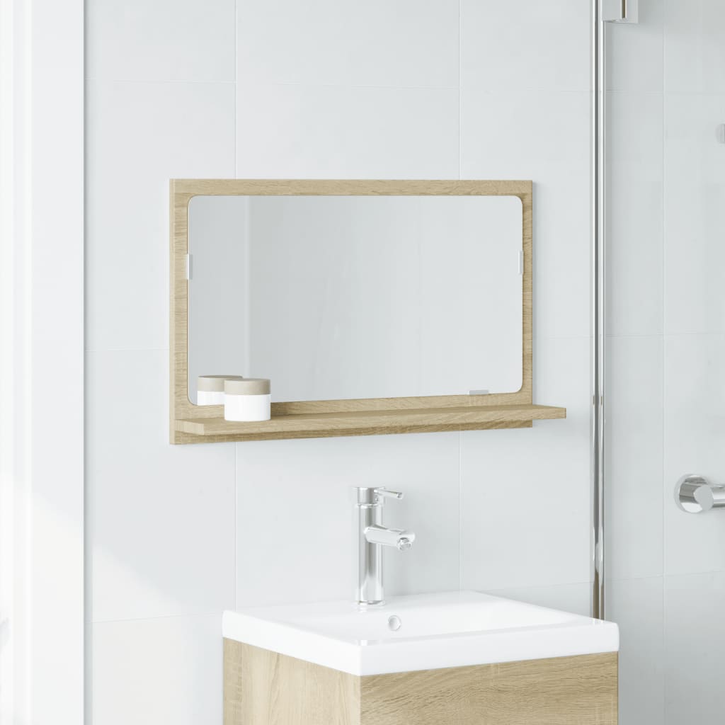 Wandspiegel Für Badezimmer Mit Ablagefach, 60x11x37 Cm