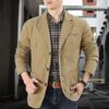 Herren Freizeit-Anzugjacke für Frühling und Herbst, geeignet für Männer mittleren Alters, lockere Passform.