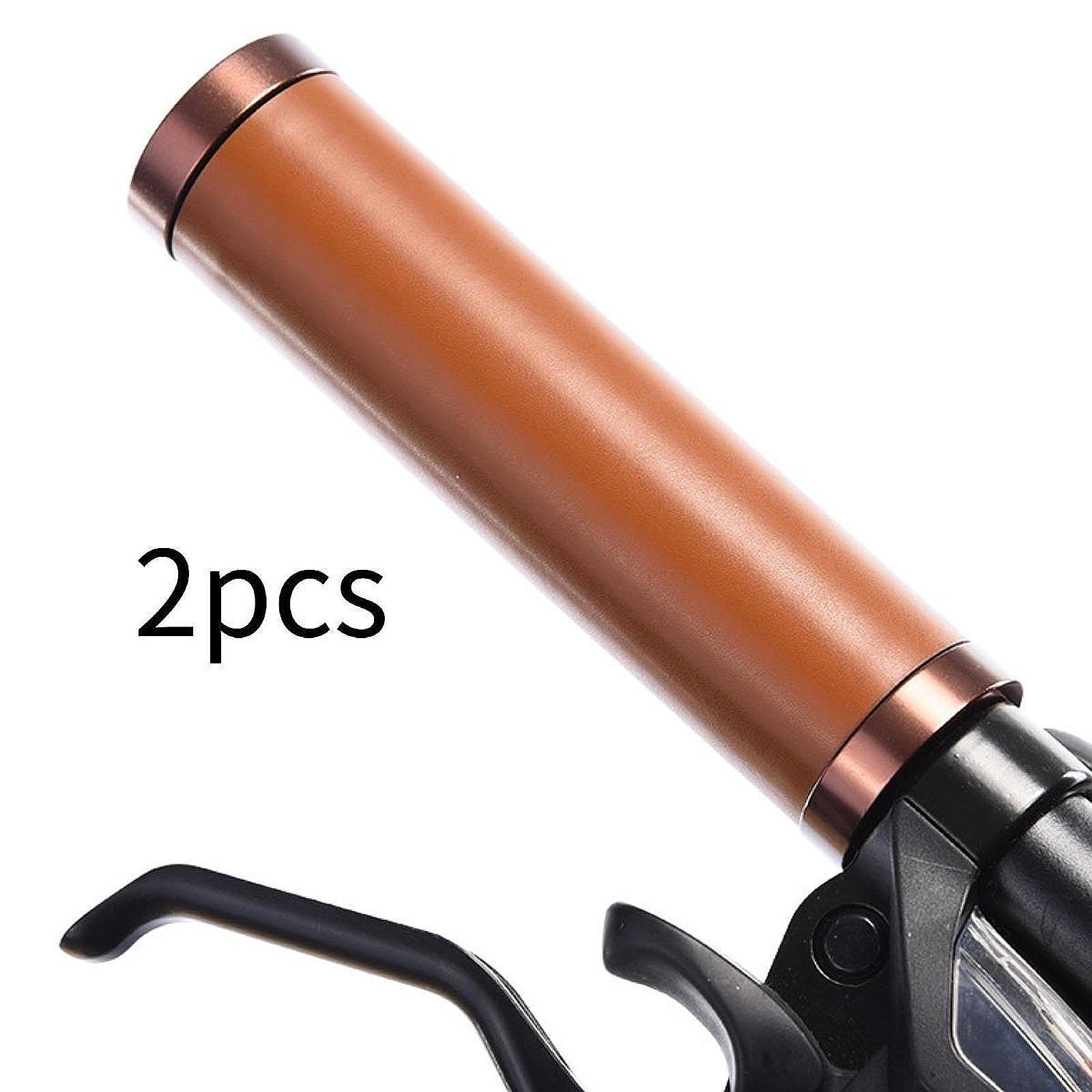 

2 Pieces Grips Bike Handle Cycling Bar Covers Non Slip for BMX Sports коричневый