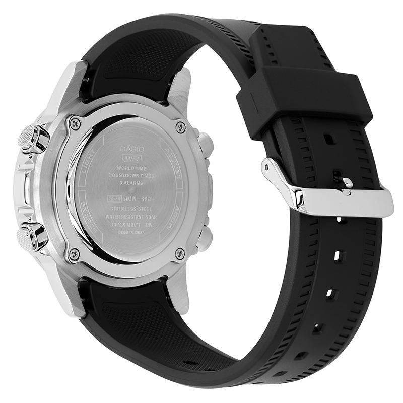 Casio Men DRESS Black Watch AMW-880-1AV AMW-880-1AV
