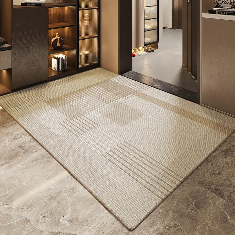 Nordic Retro Ins Entrance Door Wear-resistant Floor Mat Kennel Velvet Home Dust Scraping Entry Door Mat