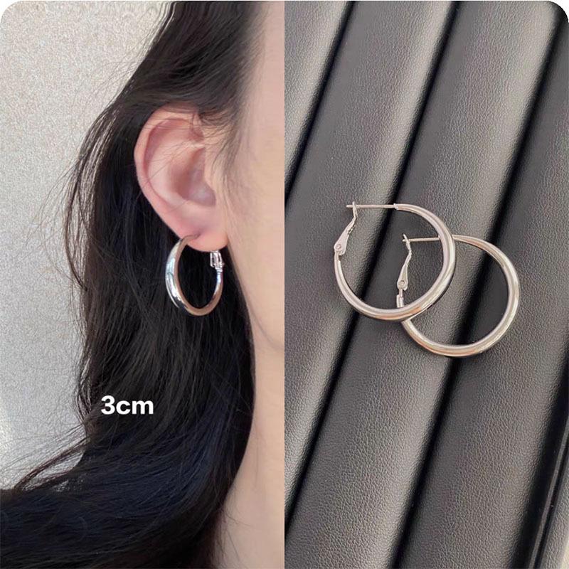 925 Sterling Silver Women's Ear Piercing Earrings - Versatile Cartilage Studs for Comfortable Sleeping