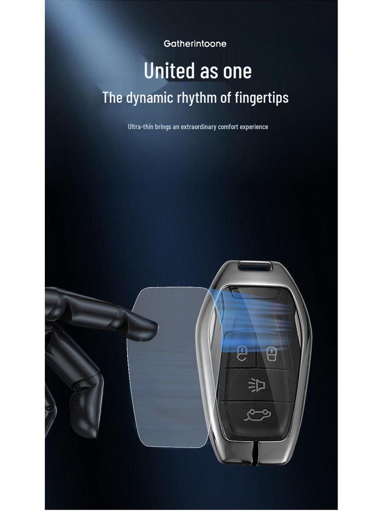 Southeast DX7 Key Case for DX5/DX3, A5 Car Accessory Shell with Metal Buckle
