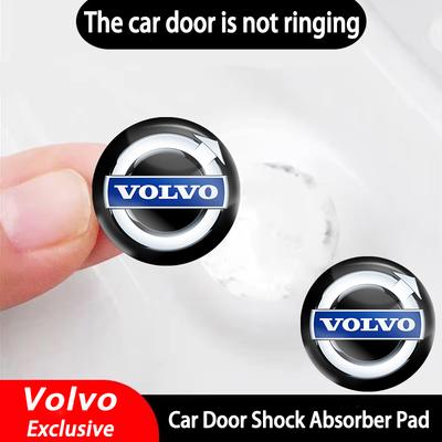 8/12Pcs Car Logo Door Shock Absorbing Pad Gasket Sticker For S80 V90 V70 C30 XC60 S60 XC90 XC40 FH500 V50 V60 V40 FH16 S90