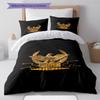 Roman SPQR Pattern Bedding,Quilt Set Quilt Cover Pillowcase Home Birthday Gift (1 * duvet cover + 2 * pillowcase, without core)