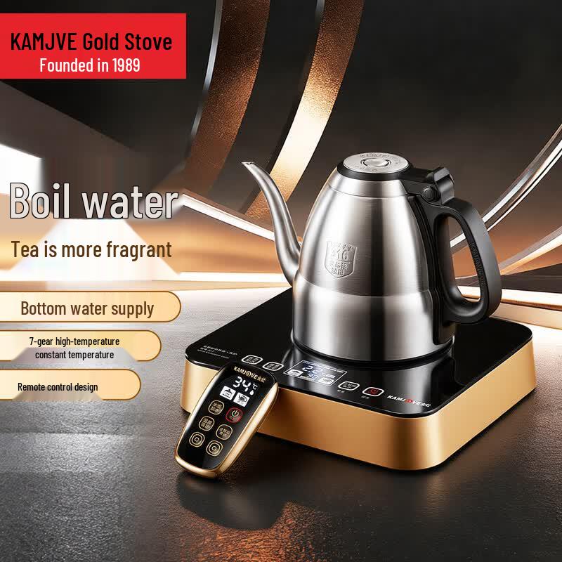 Kamjove Smart Electric Tea Kettle with Auto Water Refill CN plug (adapter included)