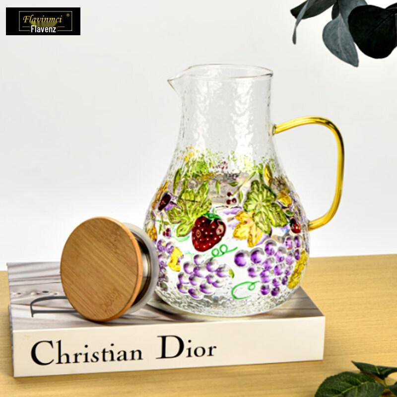 Carafa din sticlă termorezistentă FLEVANS pentru apă rece