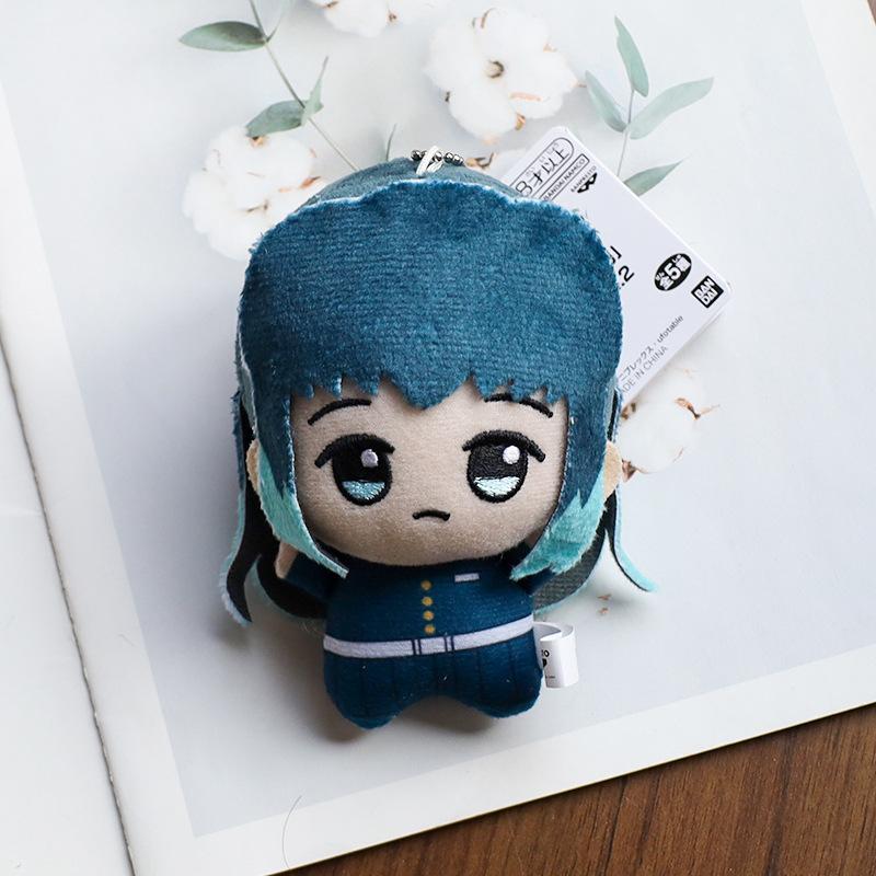 Non-Toxic New 10Cm Anime Demon Slayer Tomioka Giyu Kamado Tanjirou Kamado Nezuko Agatsuma Zenitsu Shinazugawa Genya Plush Toy Doll Gift