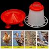 Neu 1,5 kg Huhn Ente Feeder Eimer Mit Bein Geflügel Lebensmittel Brunnen Huhn Küken Henne Deckel Griff Fütterung