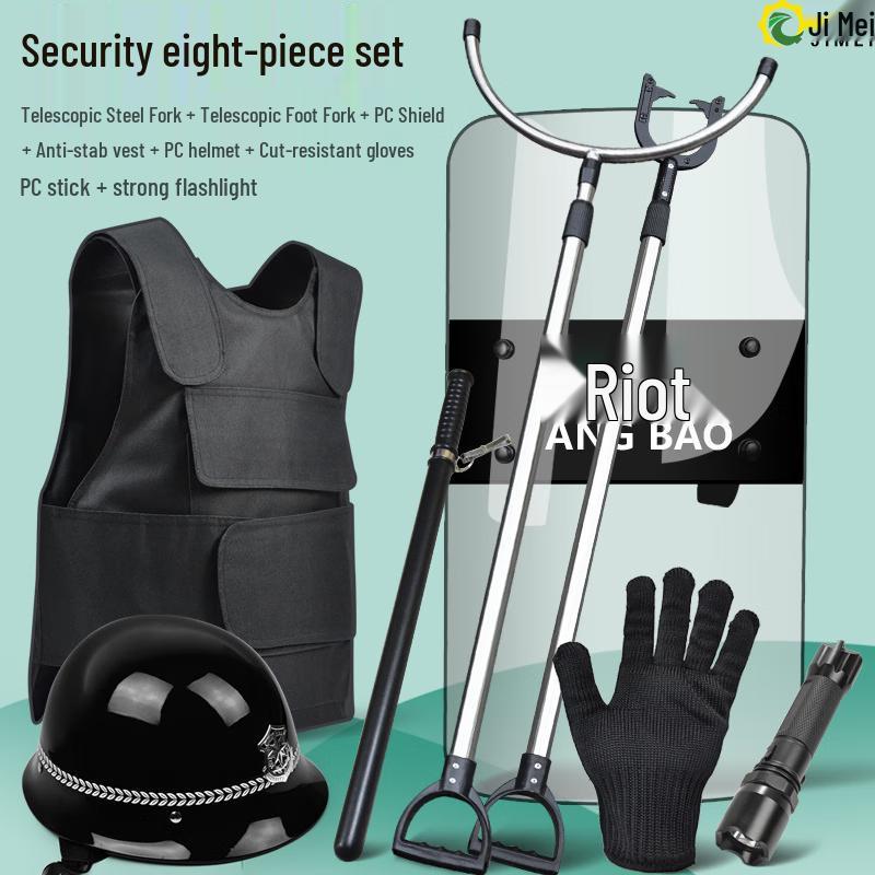 Jimei Deluxe 8-Piece Anti-Riot Security Gear Set