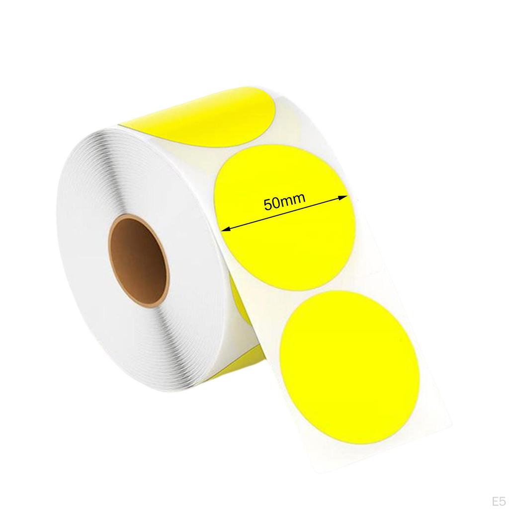 Colorful Round Sticker Labels for Office And Kitchen Organization