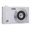 Digital Camera 16x Zoom 4K 48MP 2.4 Inch   Screen Anti Shake Video Recording Compact Digital Camera for Travel with Flash
