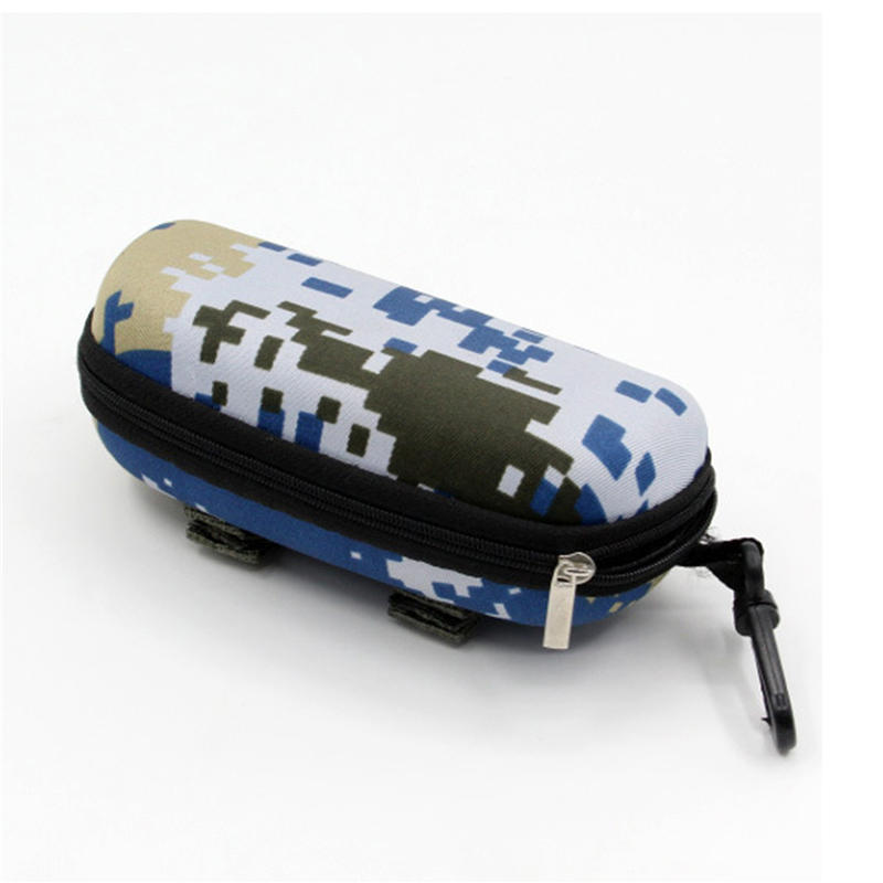 Étui à Lunettes Tactique Étuis Portables pour Lunettes de Vue Boîte à Lunettes Camouflage Support de Lunettes Mode Accessoire pour Lunettes Avec Fermeture Éclair