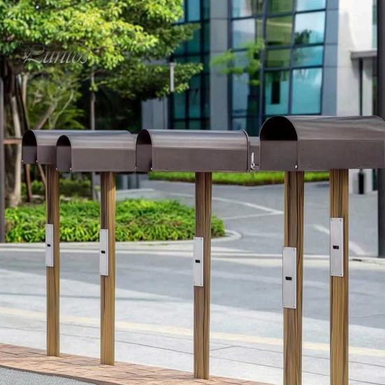Wood Post Extender Bracket Mailbox Brackets, Fence Extension Heavy Duty Easy Install Stainless Steel Mender Tools for 4x4 Wooden Posts