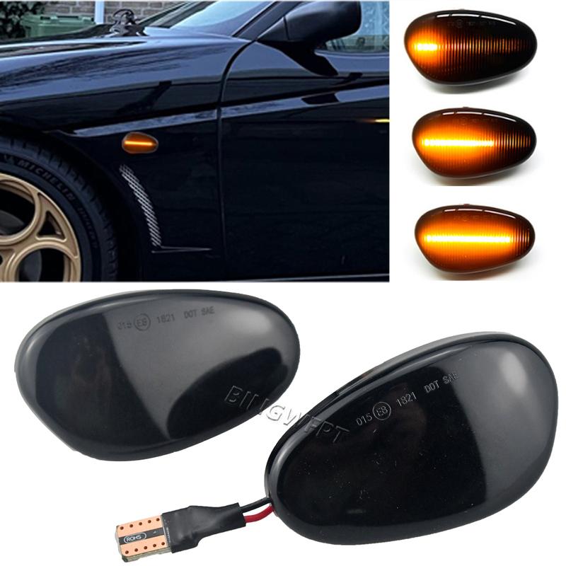 LED Sequential Lamp Dynamic Blinker Indicator Side Marker Turn Signal Light For ALFA ROMEO 145 146 Type 930 1994-2000