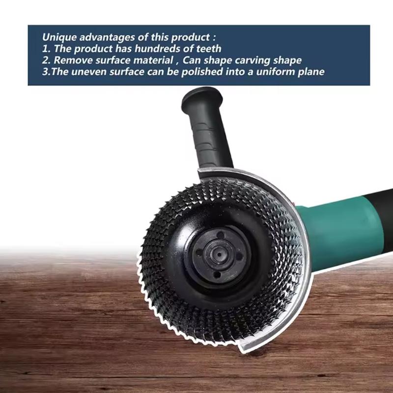 4 Inch Grinder Wheel Disc Wood Shaping Wheel Wood Grinding Shaping Disk For Angle Grinders Power Tools