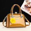 2026 handbag versatile temperament new bright leather hanshi women's messenger bag women's bag shoulder bag women's bag