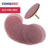 75mm(3-Inch) Sanding Discs Dust Free Mesh Grid Aluminum Oxide Dry Sandpapers Hook & Loop 100-Piece Grit P80~800